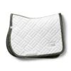 Equestrian Stockholm Modern Jump Saddle Pad White Striking Valley