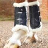 Premier Equine Techno Wool Brushing Boots Black
