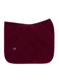 Maximilian Velvet Dressage Saddle Pad Ruby -Lemieux Store VELVETDRESSAGE2