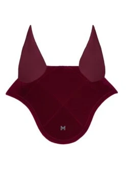 Maximilian Velvet Ear Bonnet Ruby