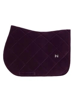 Maximilian Velvet Jump Saddle Pad Amethyst