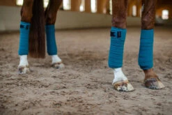 Equestrian Stockholm Bandages Aurora Blues 5 Equestrian Stockholm Bandages Aurora Blues -Lemieux Store aurora blues fleece bandages benlindor bandagen bandages on2