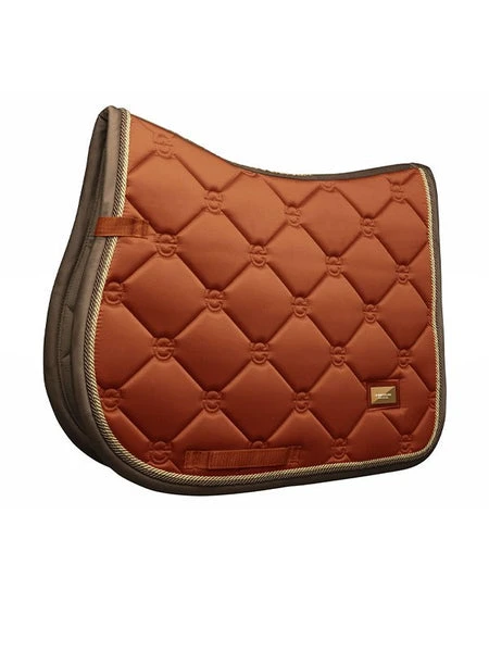 Equestrian Stockholm Jump Saddle Pad Bronze Gold 1 Equestrian Stockholm Jump Saddle Pad Bronze Gold