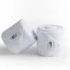 Equestrian Stockholm Bandages White Perfection Silver