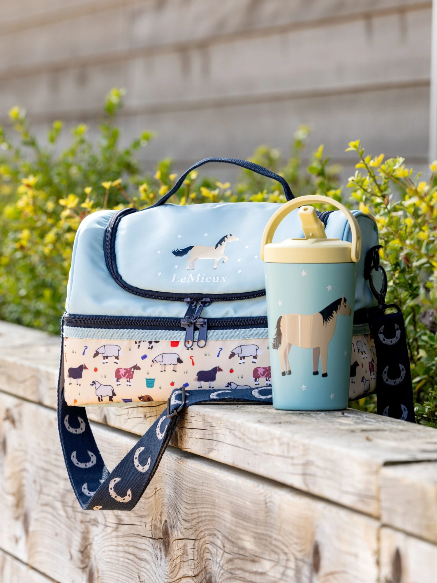 LeMieux Mini Holdall Bag Aqua 2 LeMieux Mini Holdall Bag Aqua - Image 2