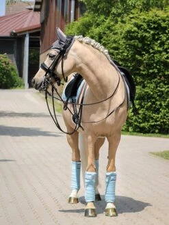 Equestrian Stockholm Dressage Saddle Pad Ice Blue -Lemieux Store ice blue dressage saddle pad cob equestrian stockholm 4