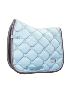 Equestrian Stockholm Dressage Saddle Pad Ice Blue -Lemieux Store ice blue judressage cob