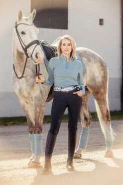 PS Of Sweden Floret Dressage Saddle Pad Aqua -Lemieux Store image 608ec03e 2231 4f5a 88c1 ab61d782c218