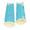 PS Of Sweden Fleece Brushing Boots Turquoise | Set Of 4