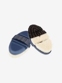 LeMieux Flexi Half & Half Finishing Brush Navy