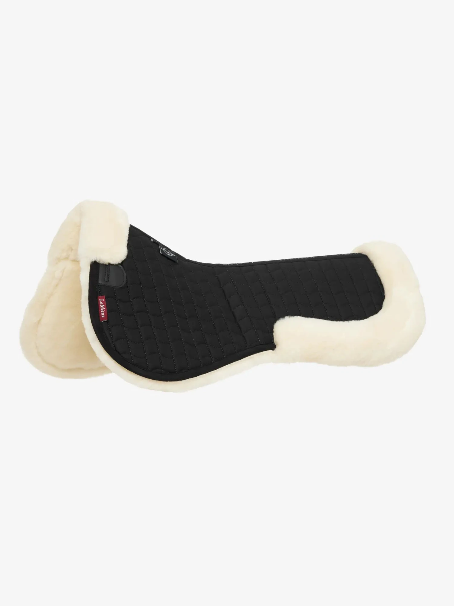 LeMieux Merino+ Half Pad Black/Natural 1 LeMieux Merino+ Half Pad Black/Natural
