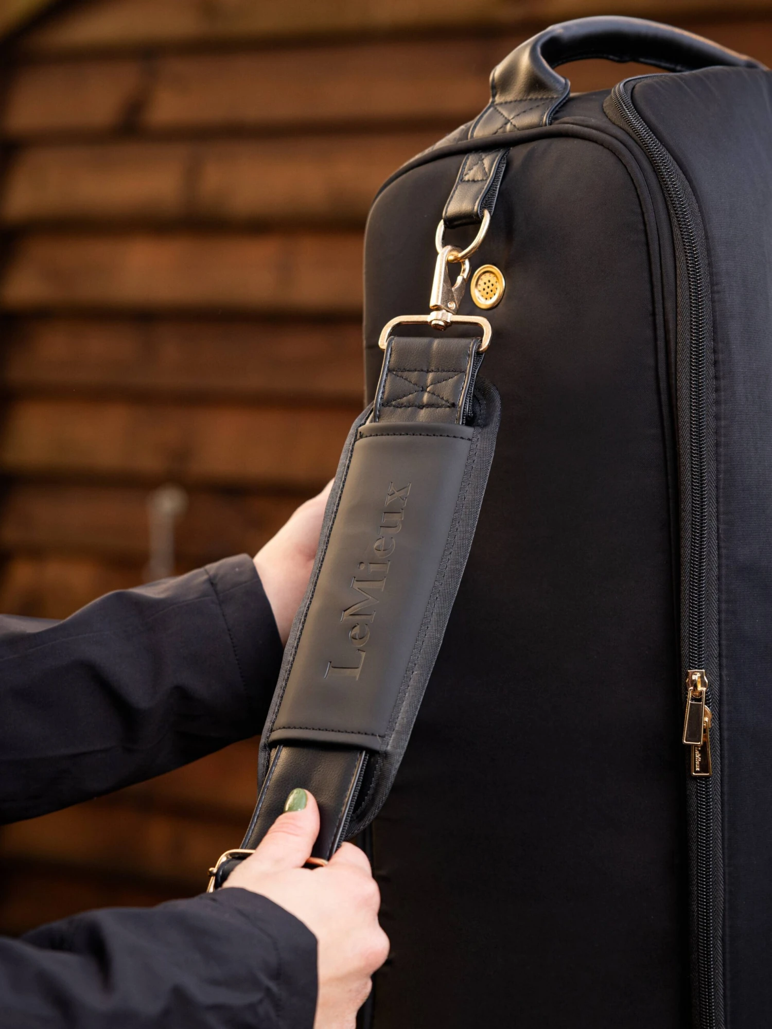 LeMieux Luxe Boot Bag Black 3 LeMieux Luxe Boot Bag Black - Image 3