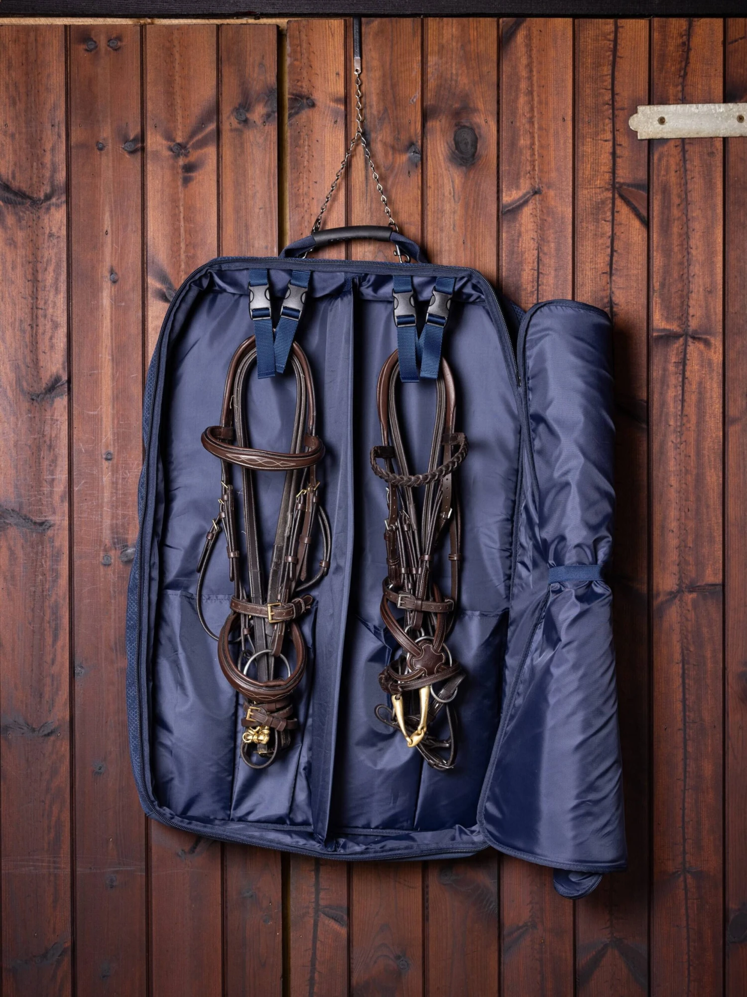 LeMieux Twin Bridle Bag Navy 2 LeMieux Twin Bridle Bag Navy - Image 2