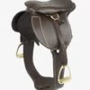 LeMieux Toy Pony Jump Saddle & Stud Girth Brown