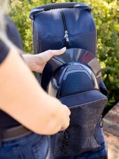 LeMieux Elite Pro Boot & Hat Bag Black -Lemieux Store lemieuxblackbootandhelmetbag