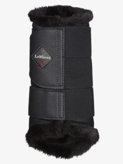 LeMieux Fleece Lined Brushing Boots Black/Black 6 LeMieux Fleece Lined Brushing Boots Black/Black -Lemieux Store lm fleeceboot black3 hr3000x4000 1
