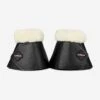 LeMieux Fleece Over Reach Boots Black/Natural