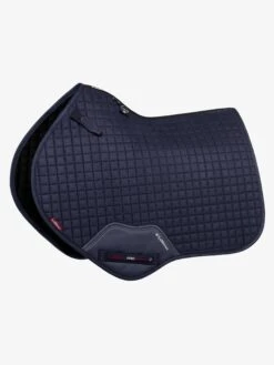 LeMieux Suede Close Contact Square Jump Saddle Pad Navy