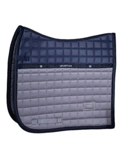 Equestrian Stockholm Dressage Saddle Pad Sportive Blue Ash