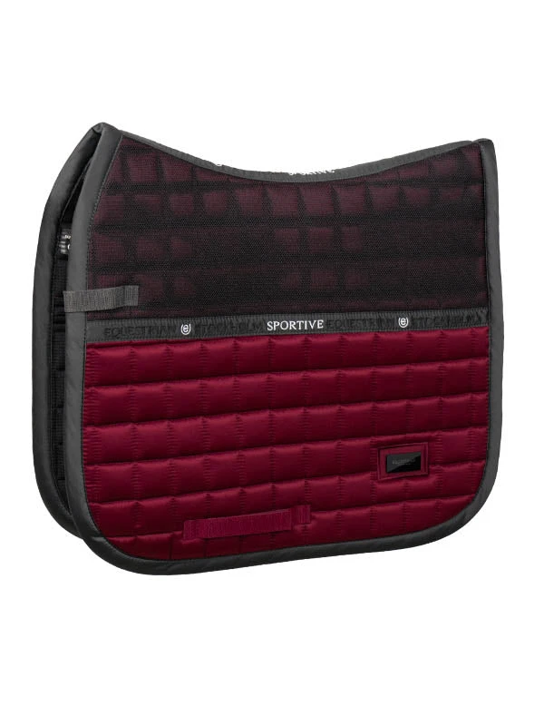Equestrian Stockholm Dressage Saddle Pad Sportive Dark Bordeaux 3 Equestrian Stockholm Dressage Saddle Pad Sportive Dark Bordeaux - Image 3