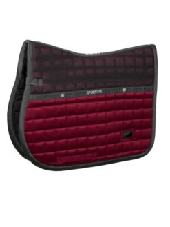 Equestrian Stockholm Jump Saddle Pad Sportive Dark Bordeaux