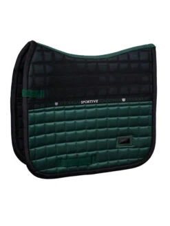 Equestrian Stockholm Dressage Saddle Pad Sportive Sycamore Green -Lemieux Store sportive sycamore green dressage cob saddle paddressyrschabrak dressurschabracke dressuur zadeldekje