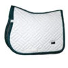 Equestrian Stockholm Modern Jump Saddle Pad White Dramatic Monday