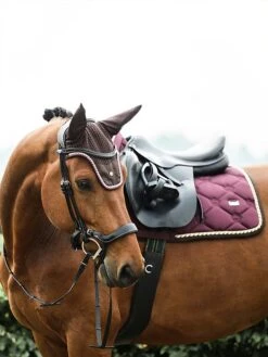 PS Of Sweden Monogram Ear Bonnet Wine 5 PS Of Sweden Monogram Ear Bonnet Wine -Lemieux Store winejump